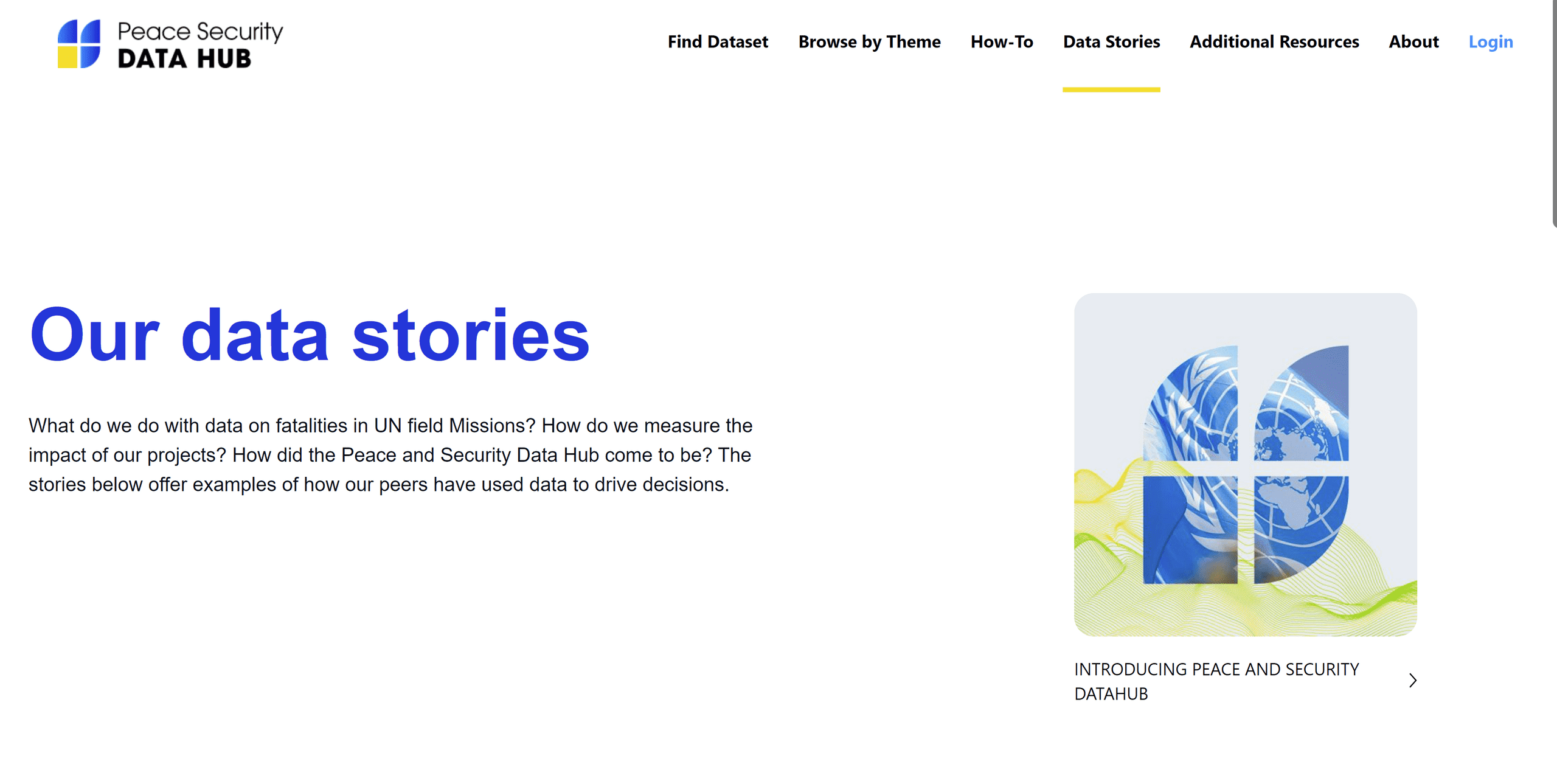 Datahub Stories